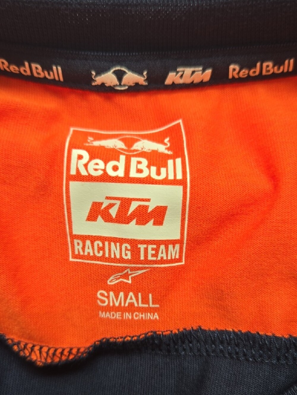 Red Bull KTM Women's Navy and Orange Racing Jersey - Picture 5 of 5
